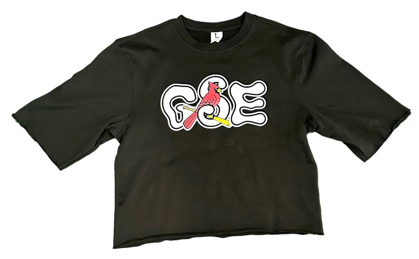 GSE Bird Cutoff Sweatshirt Black